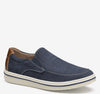 Navy Embossed Nubuck