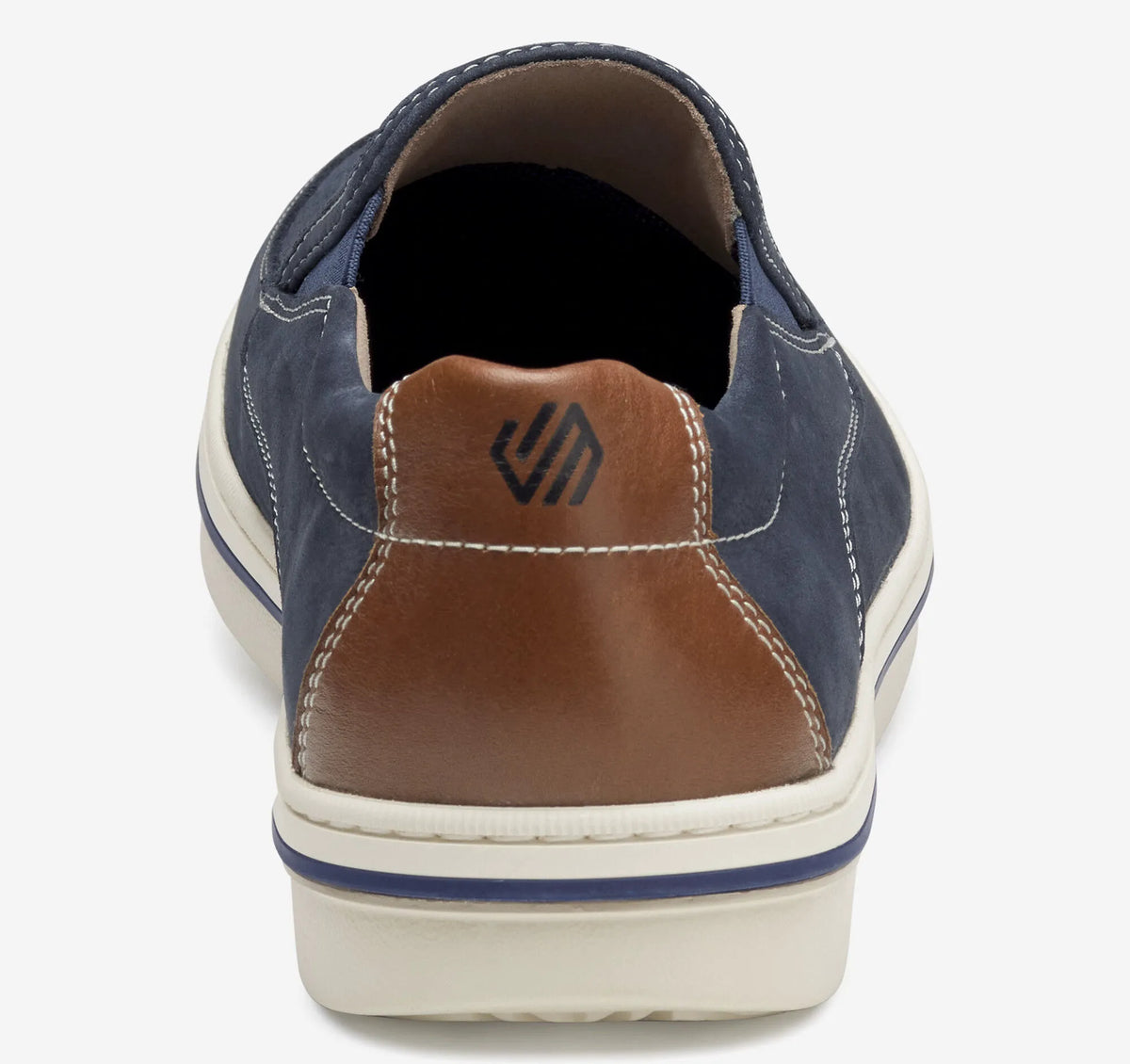 Navy Embossed Nubuck