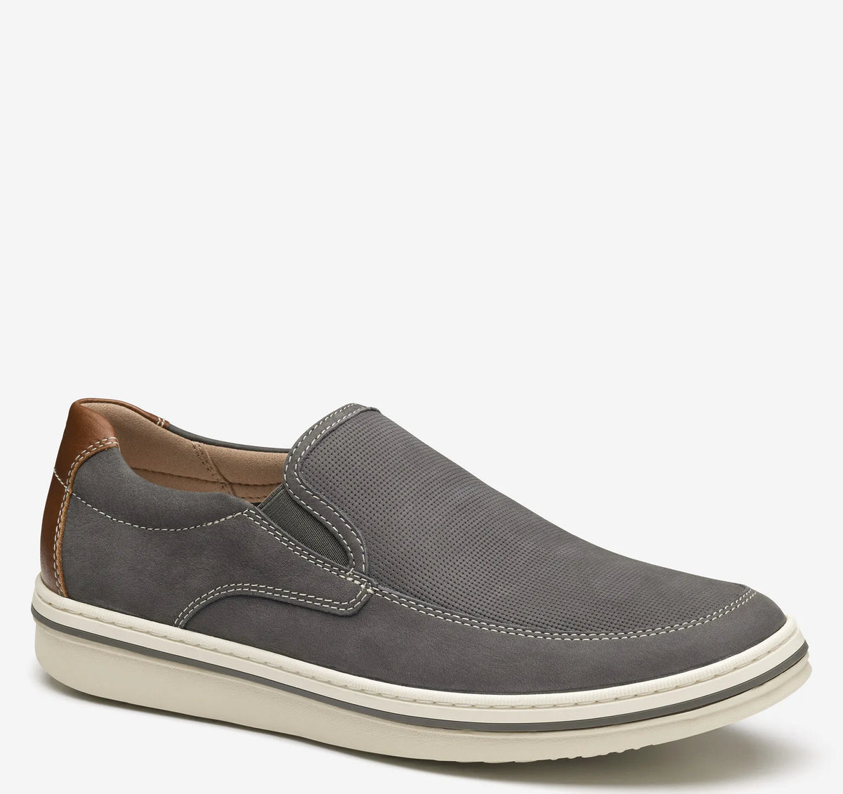 Gray Embossed Nubuck