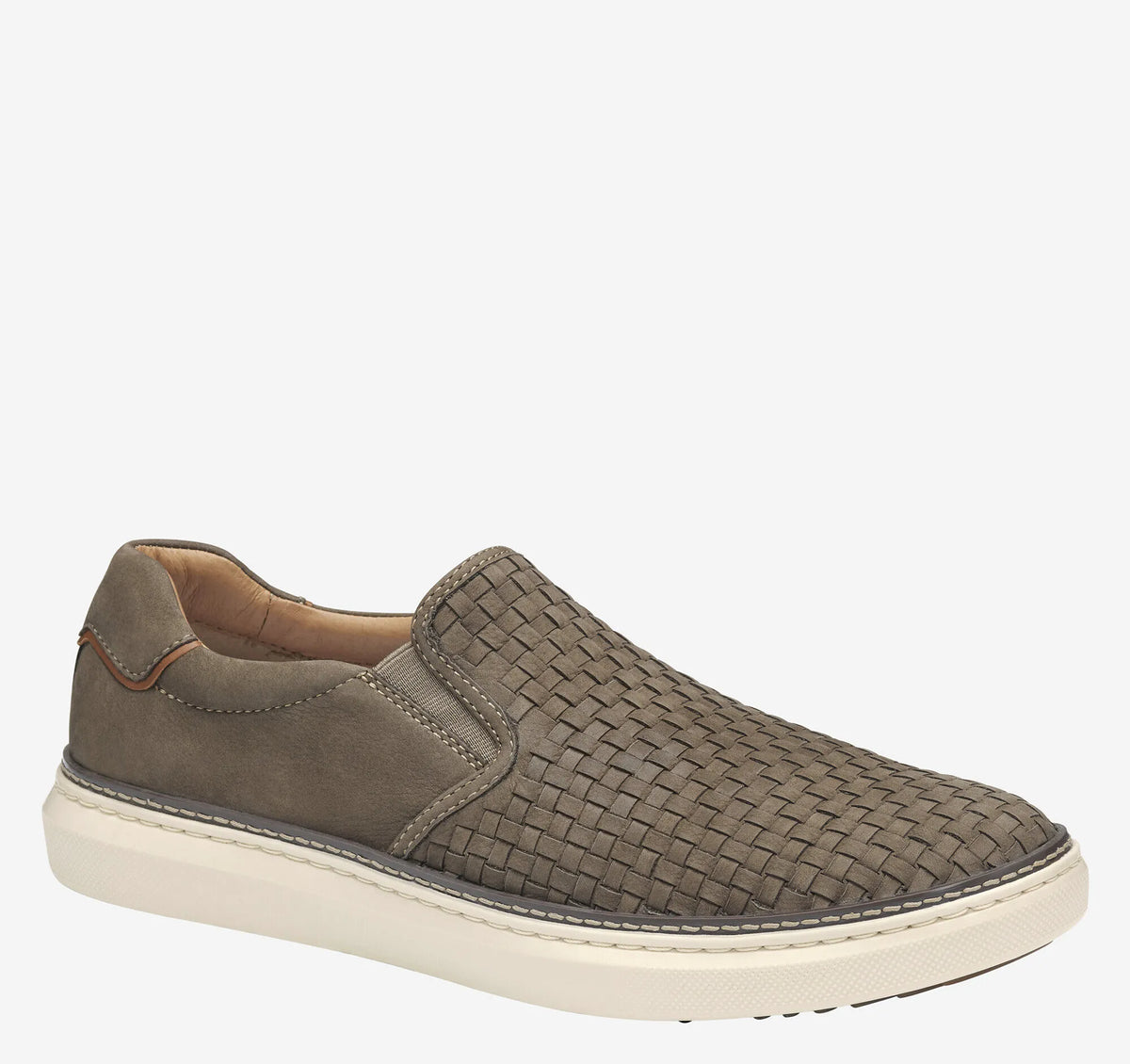 Taupe Woven Tumbled Nubuck