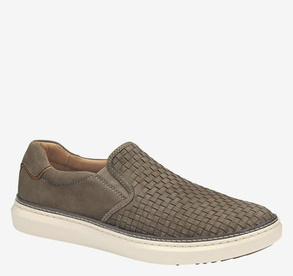 Taupe Woven Tumbled Nubuck
