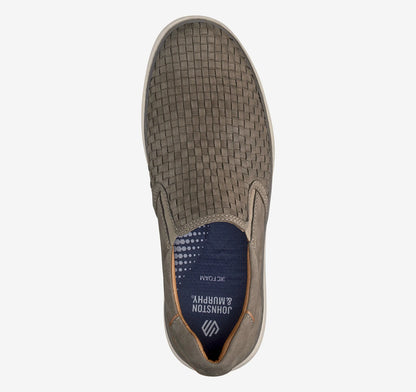 Taupe Woven Tumbled Nubuck