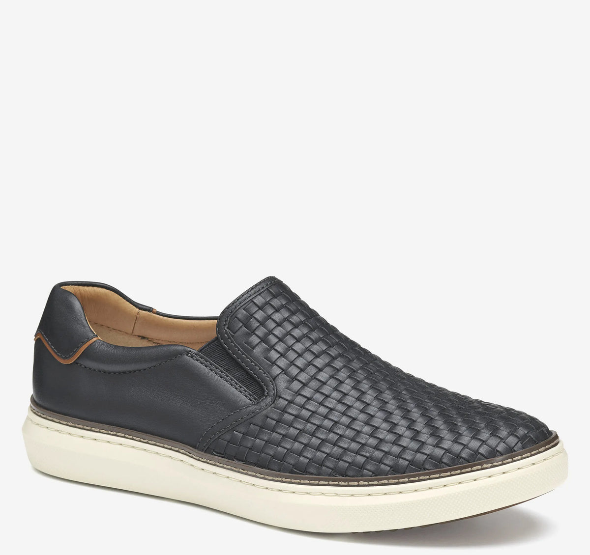 Black Woven Full Grain