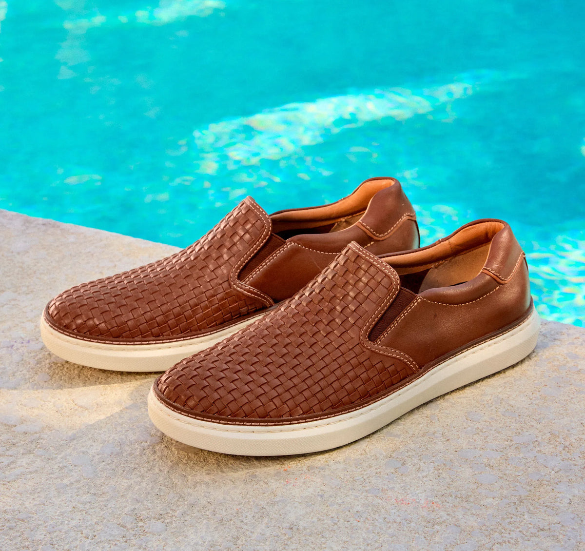 Tan Woven Full Grain