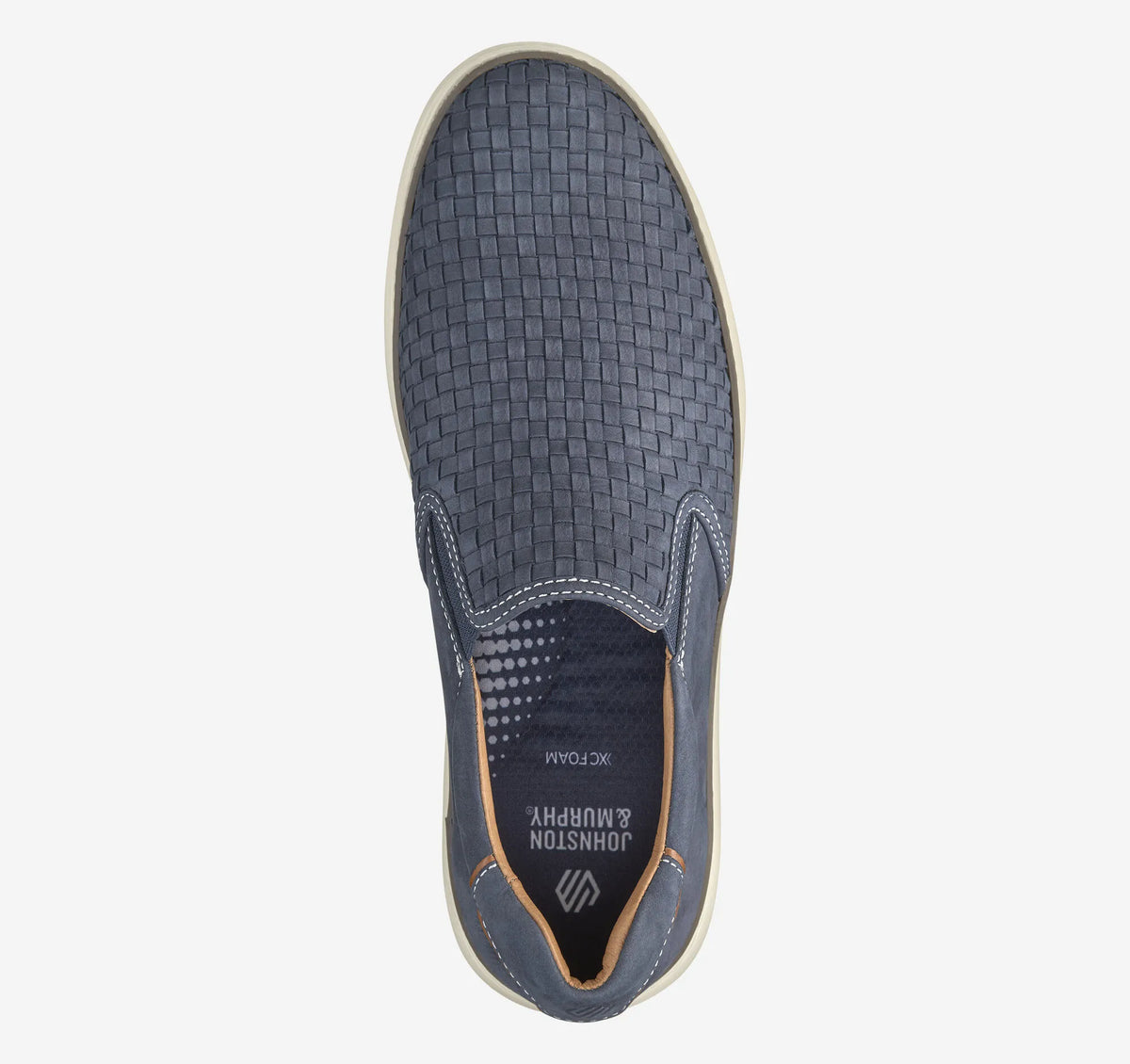 Navy Woven Tumbled Nubuck