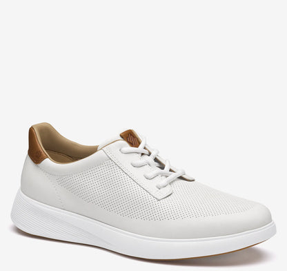 White Full-Grain Leather