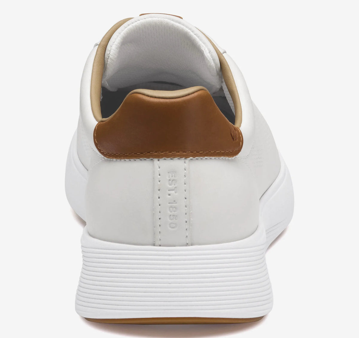 White Full-Grain Leather