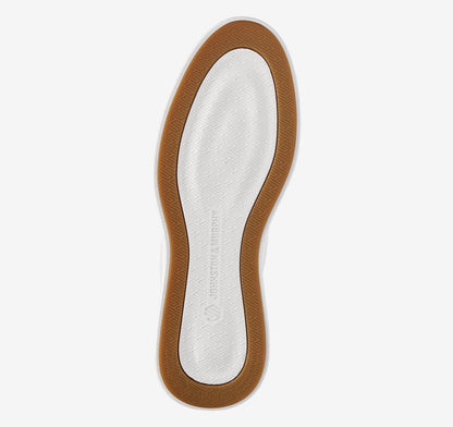 White Full-Grain Leather