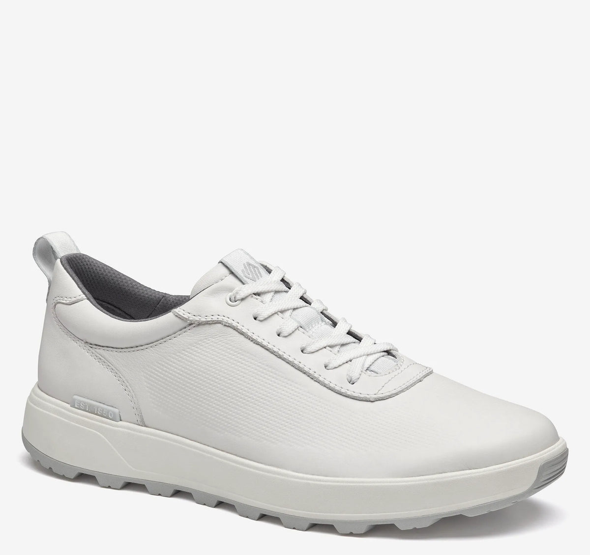 White Waterproof Full-Grain Leather
