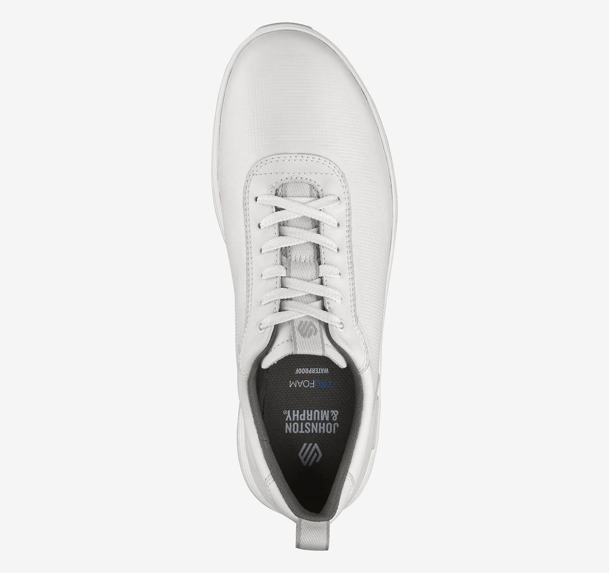 White Waterproof Full-Grain Leather