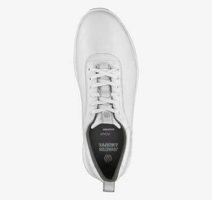 White Waterproof Full-Grain Leather