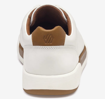 White Full-Grain Leather