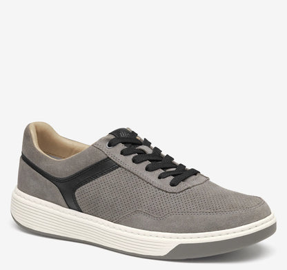 Gray Suede/Black Full-Grain Leather