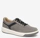 Gray Suede/Black Full-Grain Leather