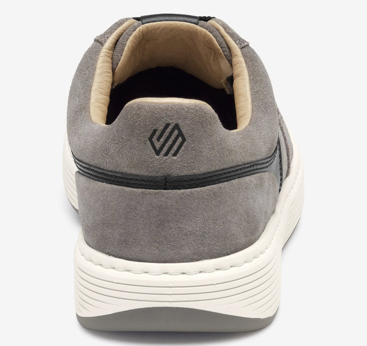 Gray Suede/Black Full-Grain Leather