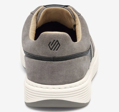 Gray Suede/Black Full-Grain Leather