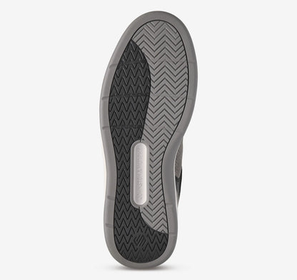 Gray Suede/Black Full-Grain Leather