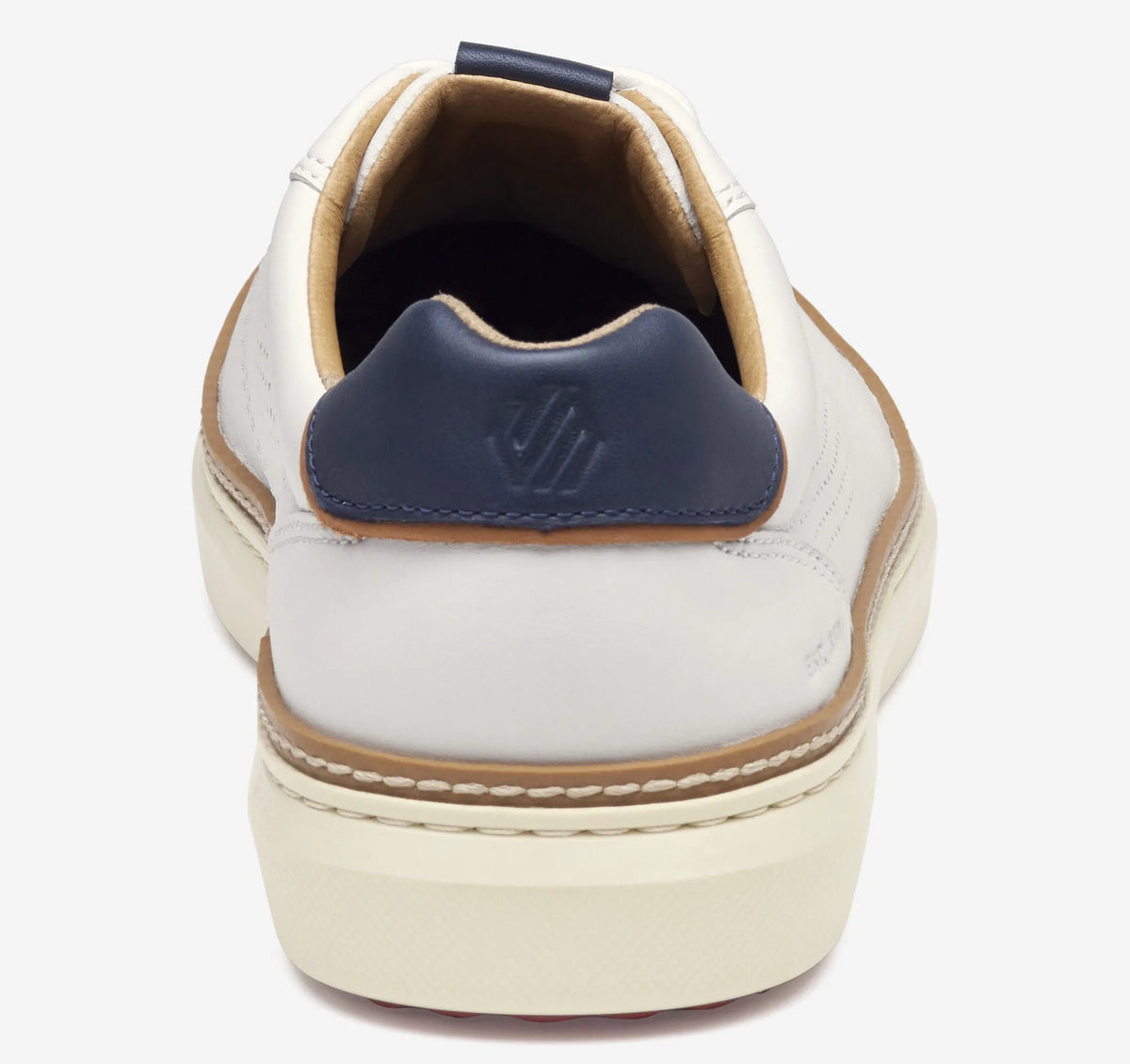 White Full-Grain Leather