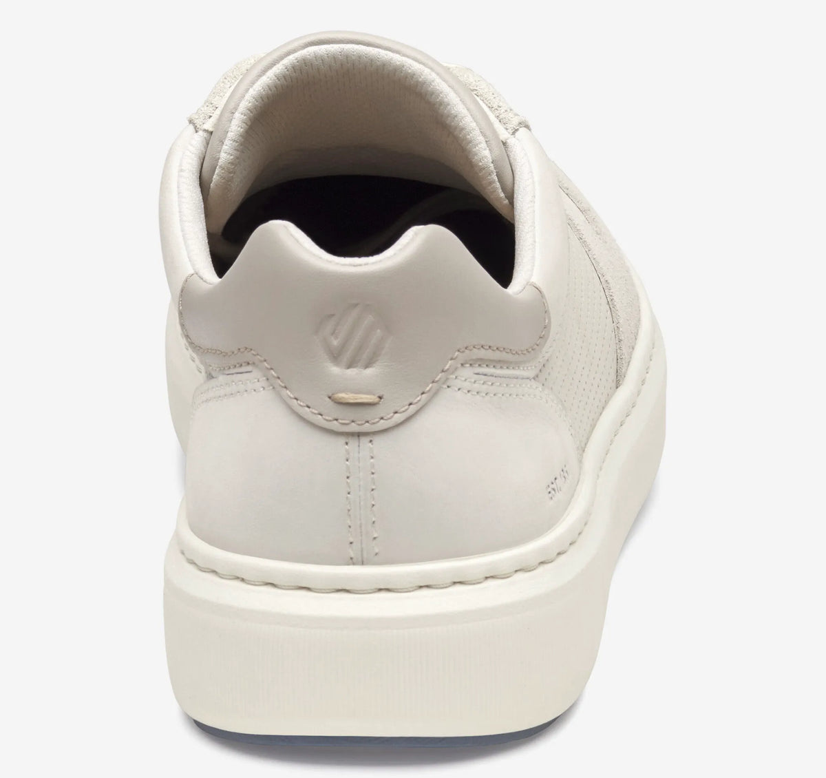 White Suede/Full-Grain Leather