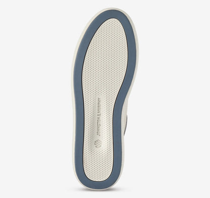 White Suede/Full-Grain Leather
