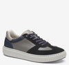 Black Suede/Gray Full-Grain Leather