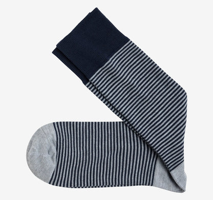 Gray Heathered Micro Stripe