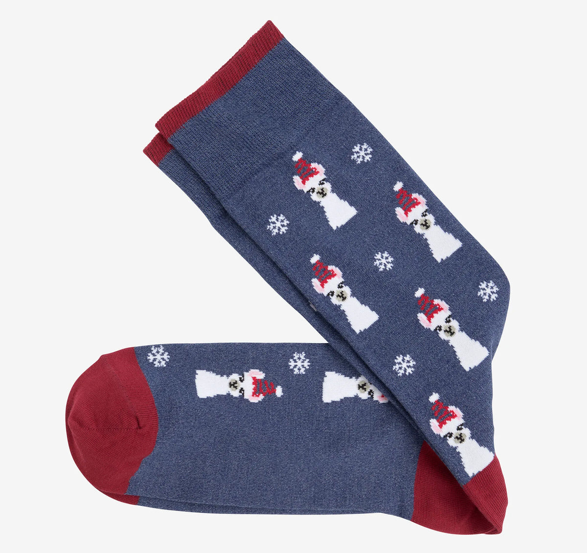 Denim Holiday Llama
