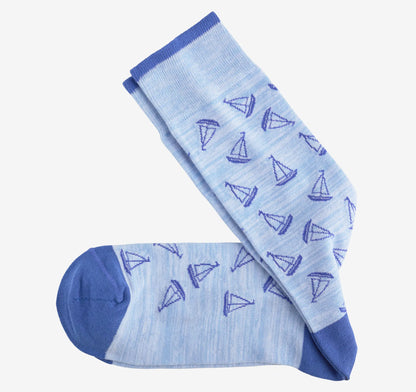 Light Blue Sailboats