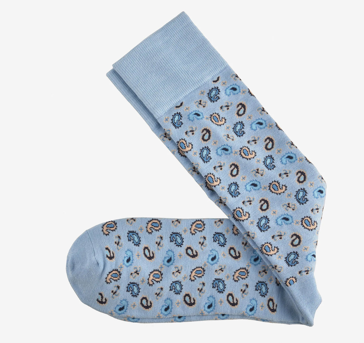 Light Blue Paisley
