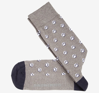 Gray Paw Print