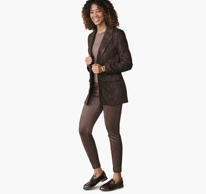 Brown Floral Jacquard