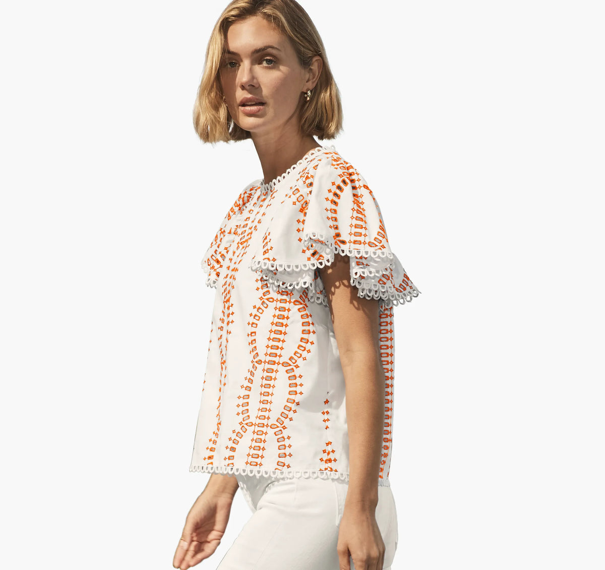 White/Orange