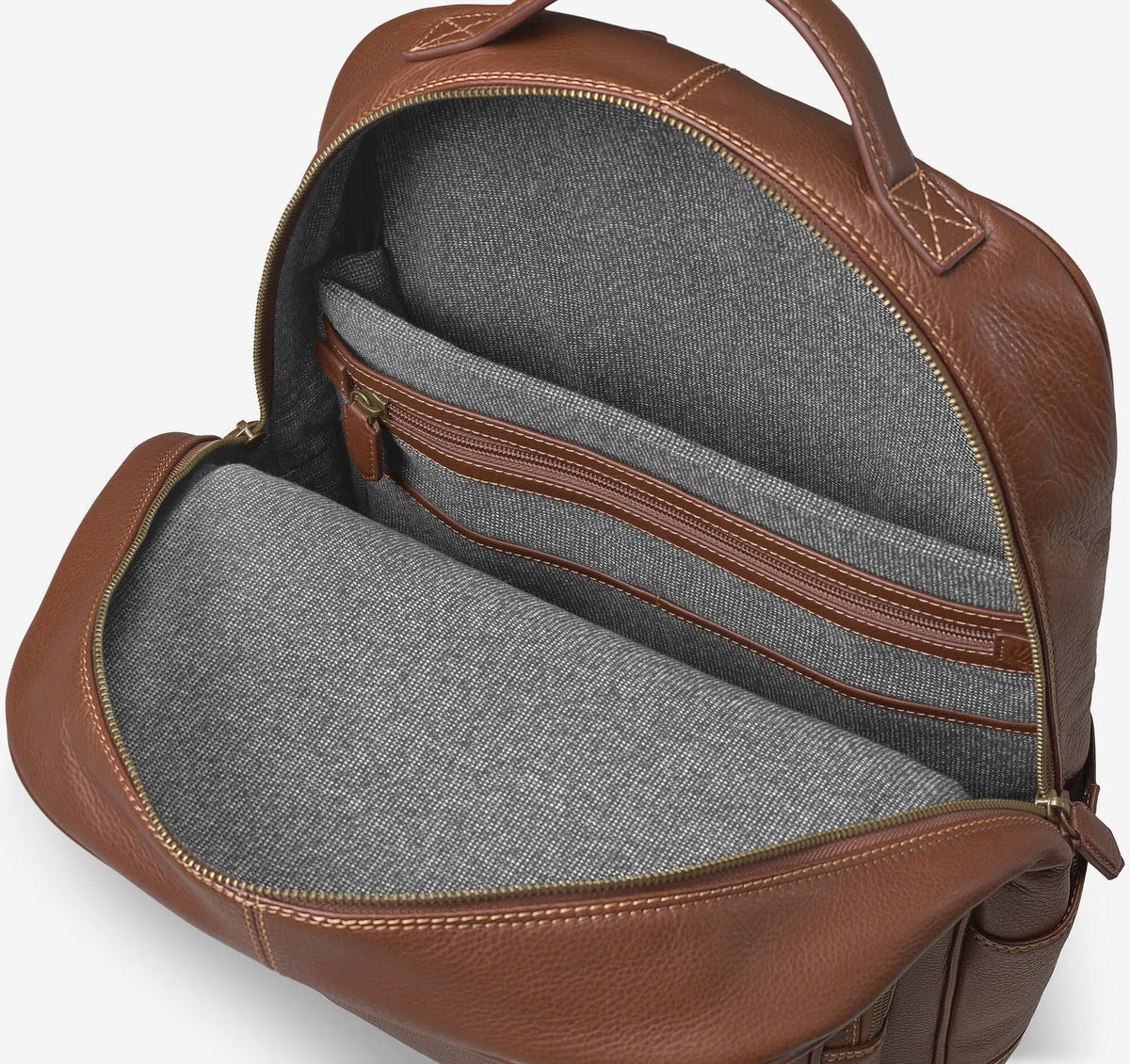 Tan Pebbled Leather