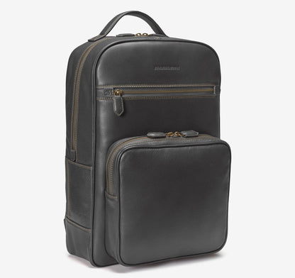 Black Pebbled Leather