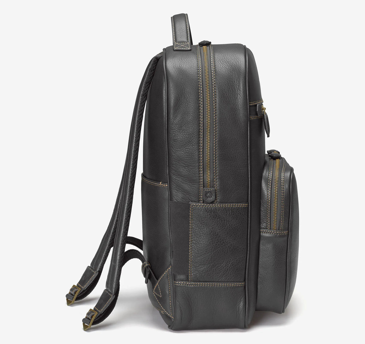 Black Pebbled Leather