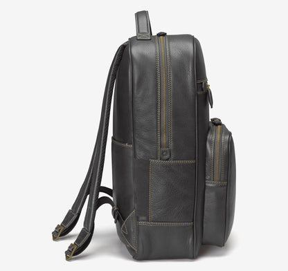 Black Pebbled Leather