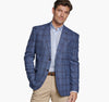 Navy Textured Plaid