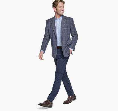 Blue/Tan Plaid