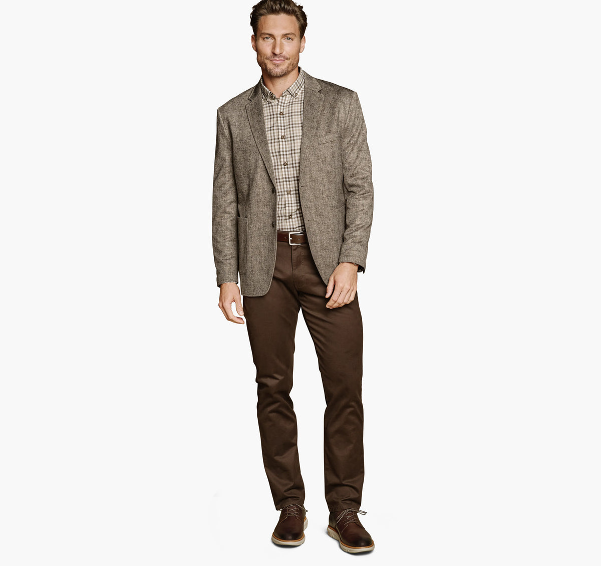 Tan Herringbone