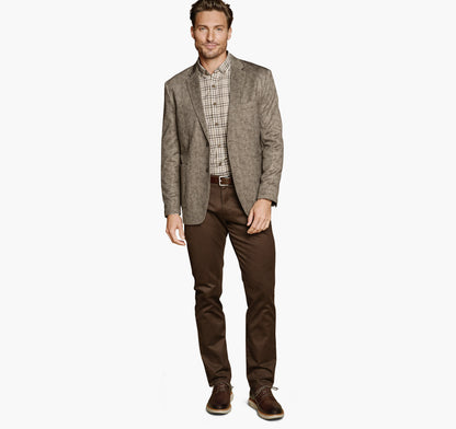 Tan Herringbone