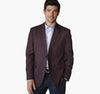 Burgundy Windowpane Plaid
