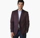 Burgundy Windowpane Plaid