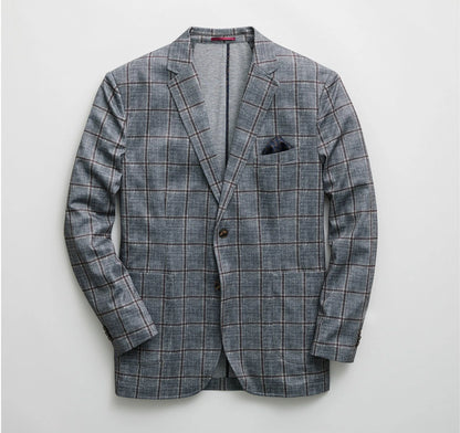 Charcoal/Brown Shadow Plaid