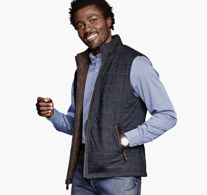 Dark Brown/Navy Plaid