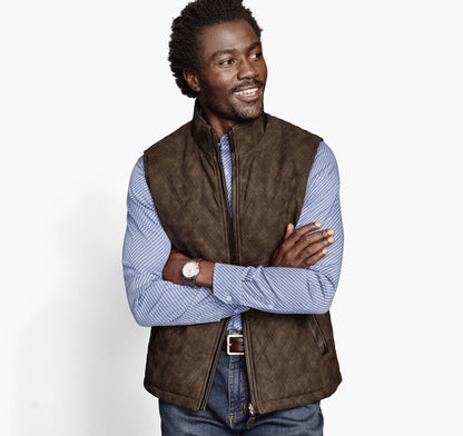 Dark Brown/Navy Plaid