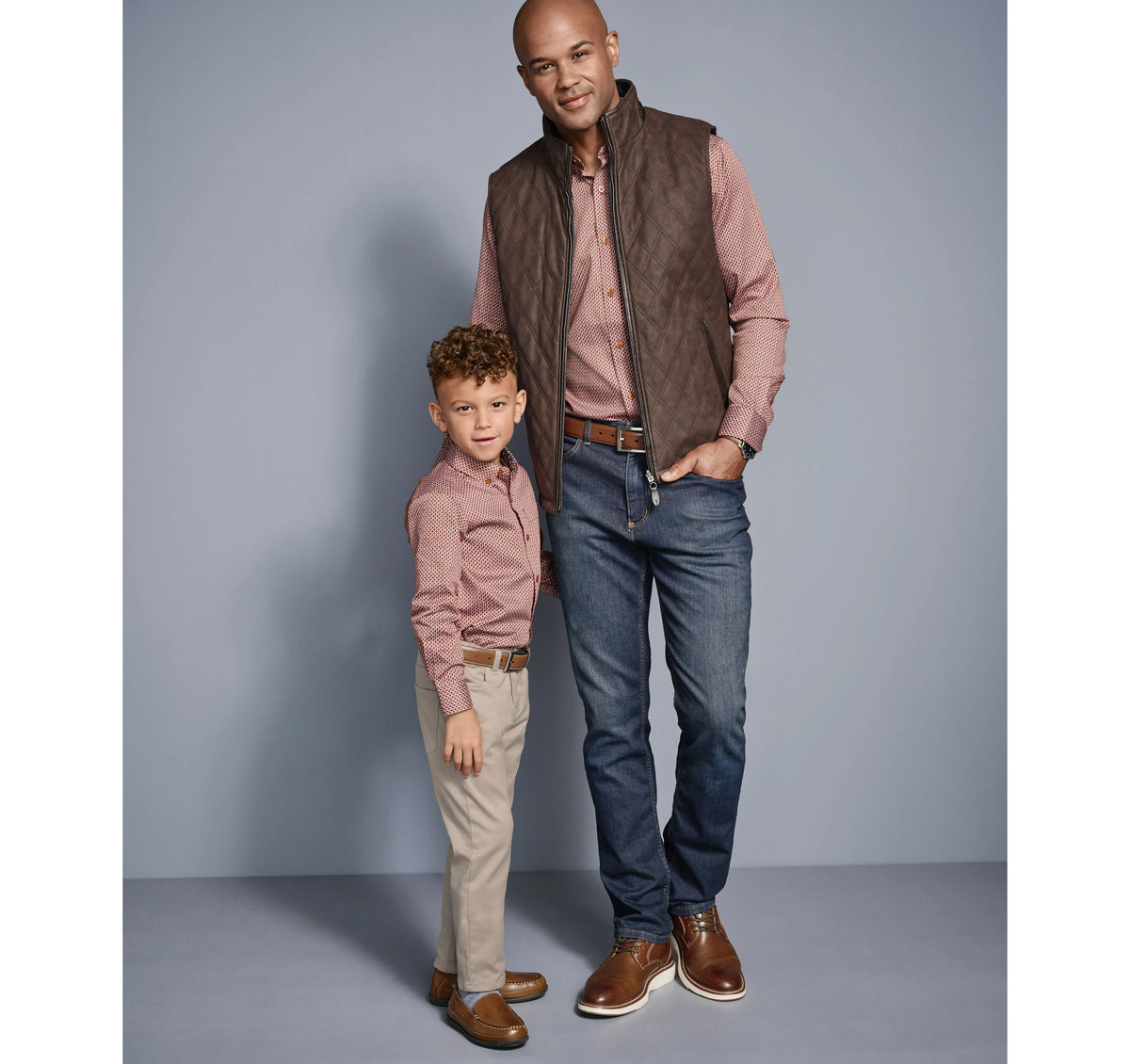 Dark Brown/Navy Plaid