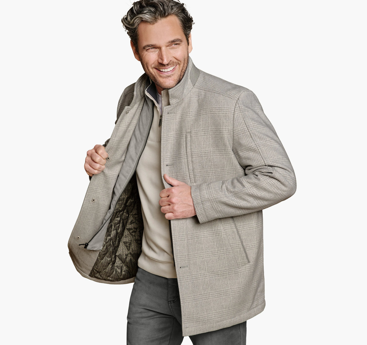 Oyster Plaid