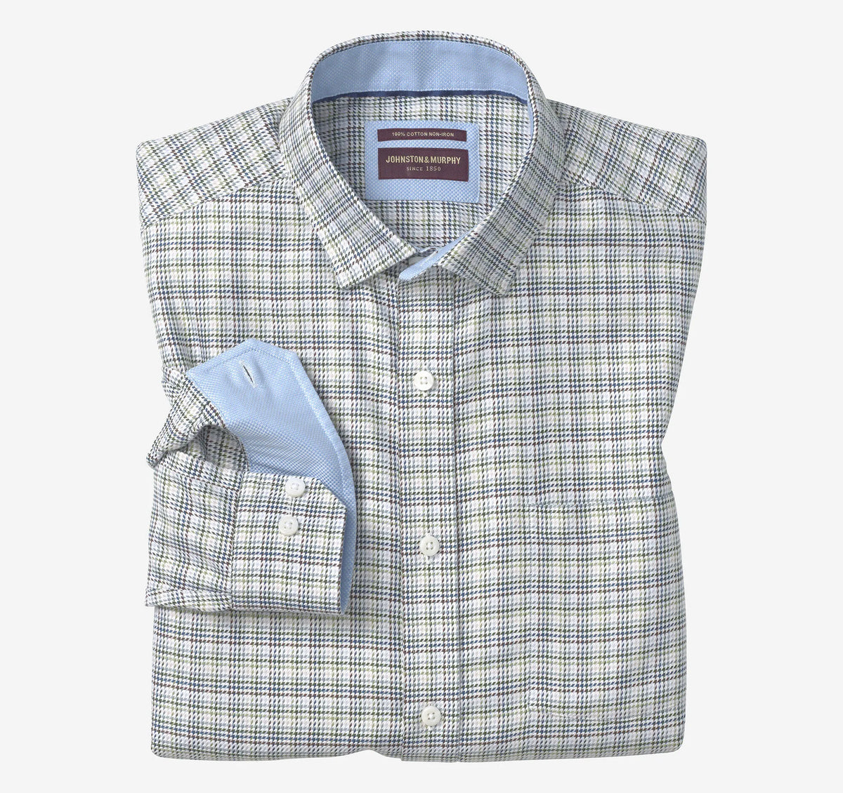 Green/Navy Houndstooth