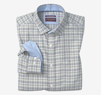 Green/Navy Houndstooth