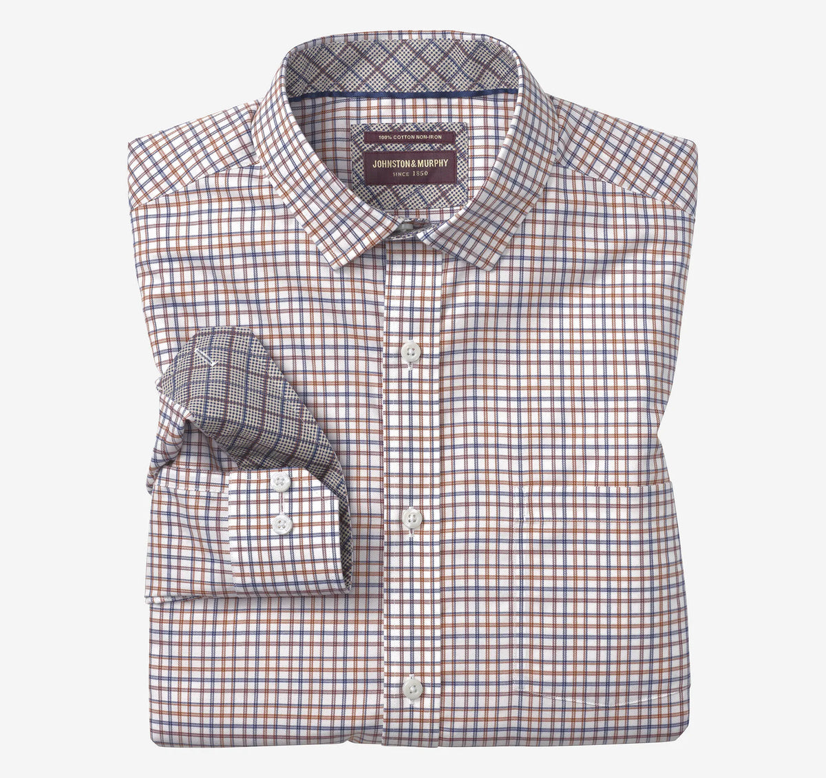 White Multi Tattersall Plaid